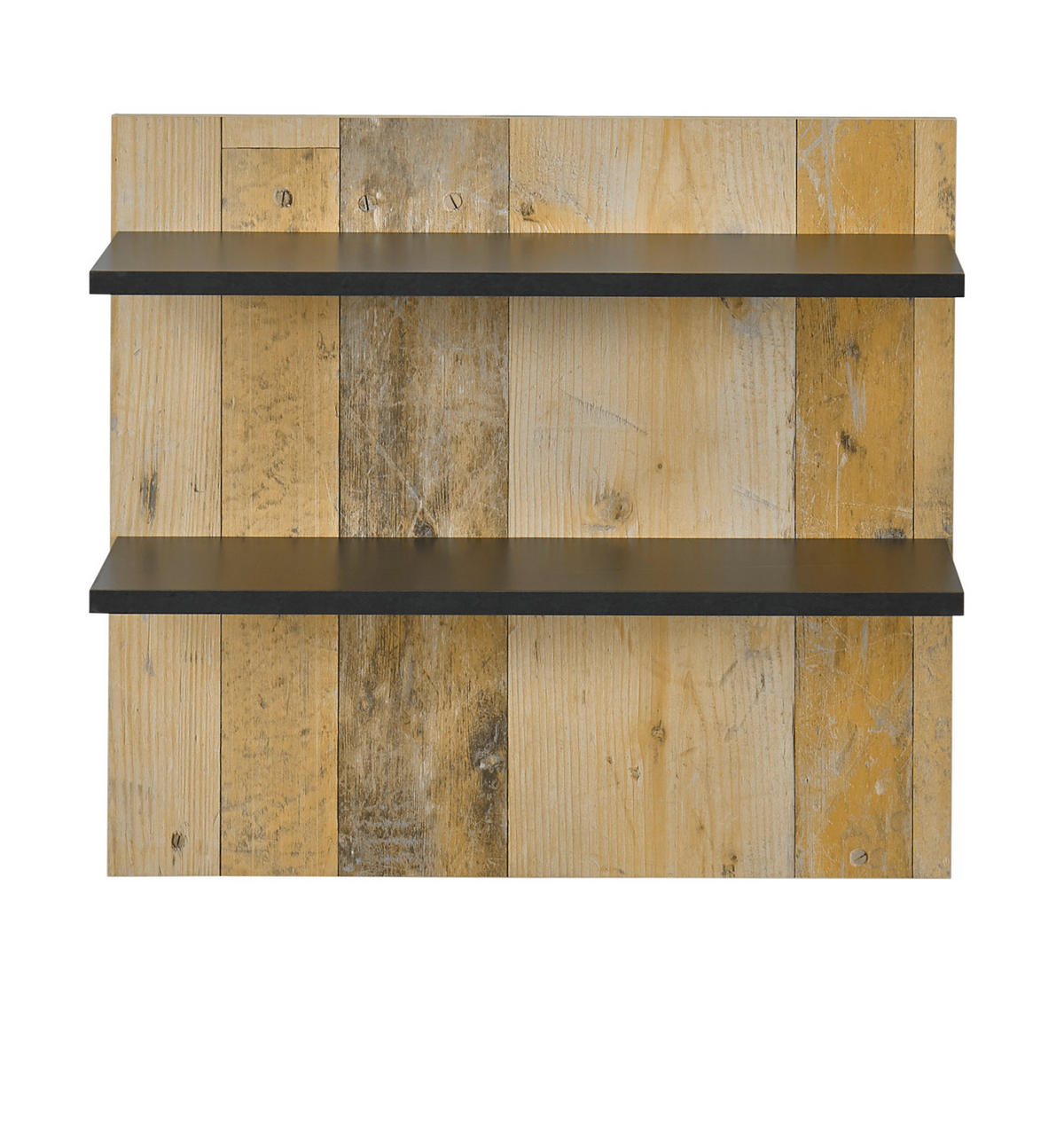 WANDPANEEL Used Wood hell, Anthrazit, Wandboard 60 x 54 cm - Eichefarben/Anthrazit, Holzwerkstoff (60/54/22cm) - Furn.Design