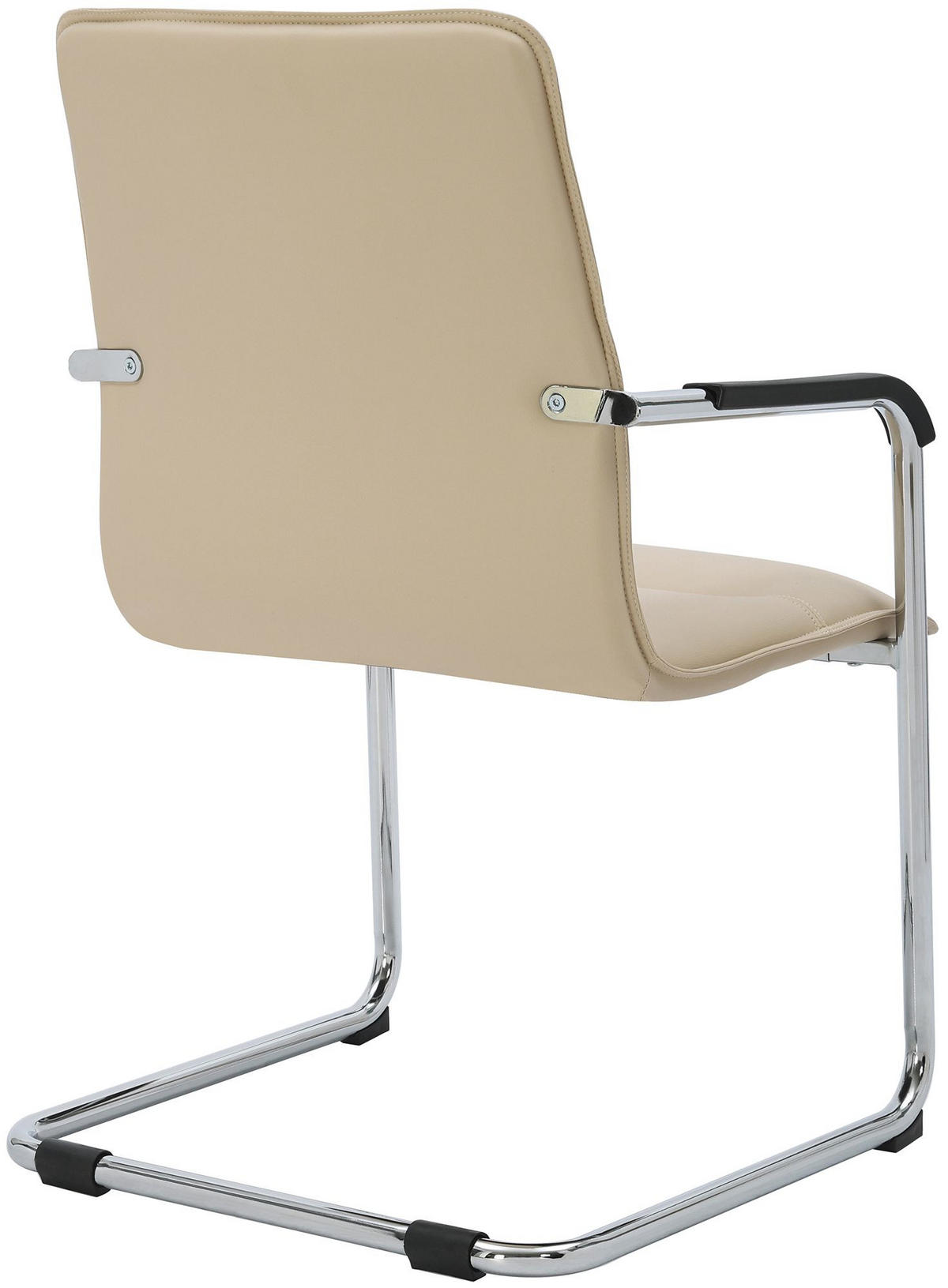 SCHWINGSTUHL 2 Lederlook Creme - Creme, Textil/Metall (57/92/59cm) - CLP
