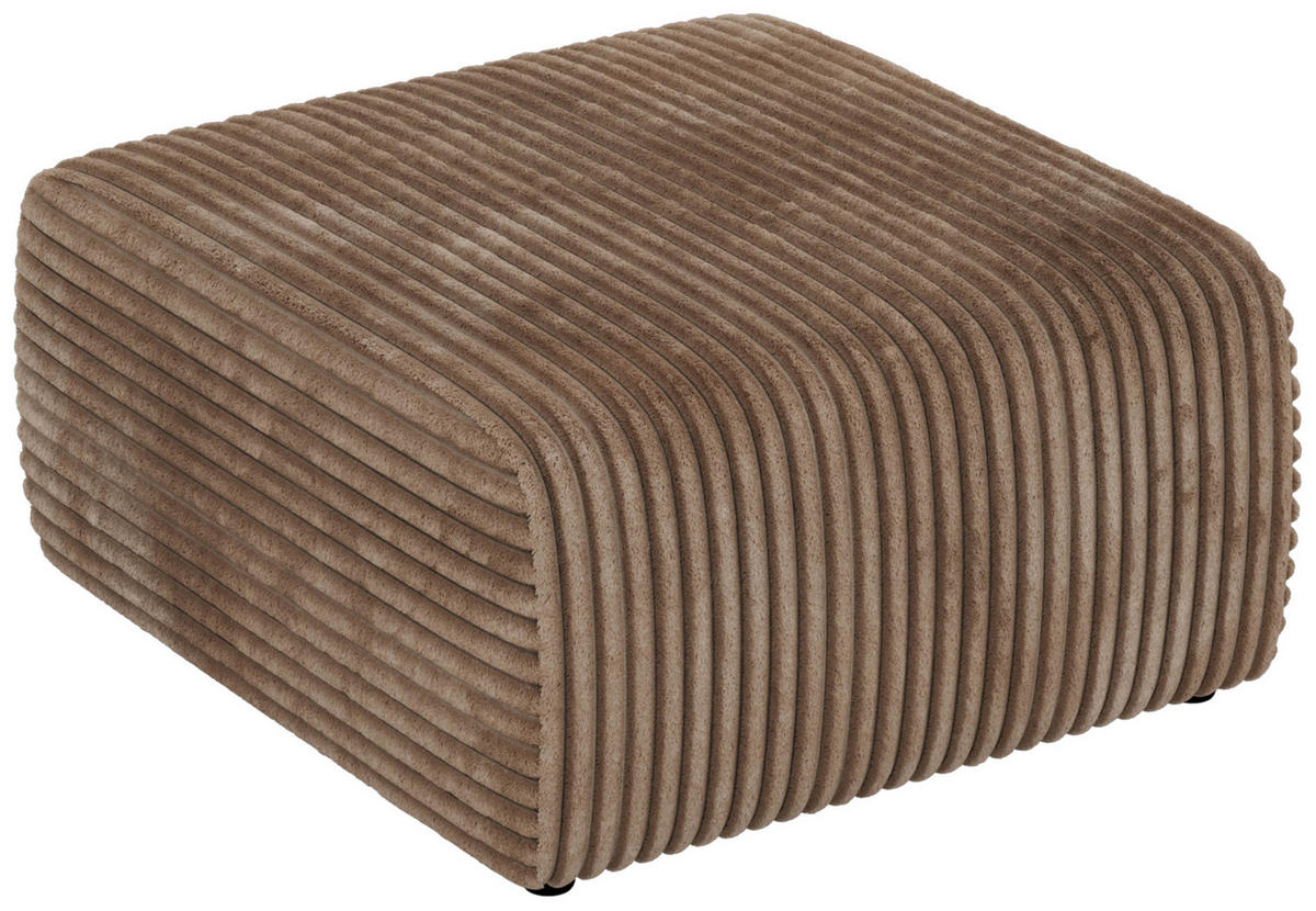 TABURETKA NESSARO - Hnedá Manšester - hnedá/čierna, textil/plast (87/44/96cm) - MKS
