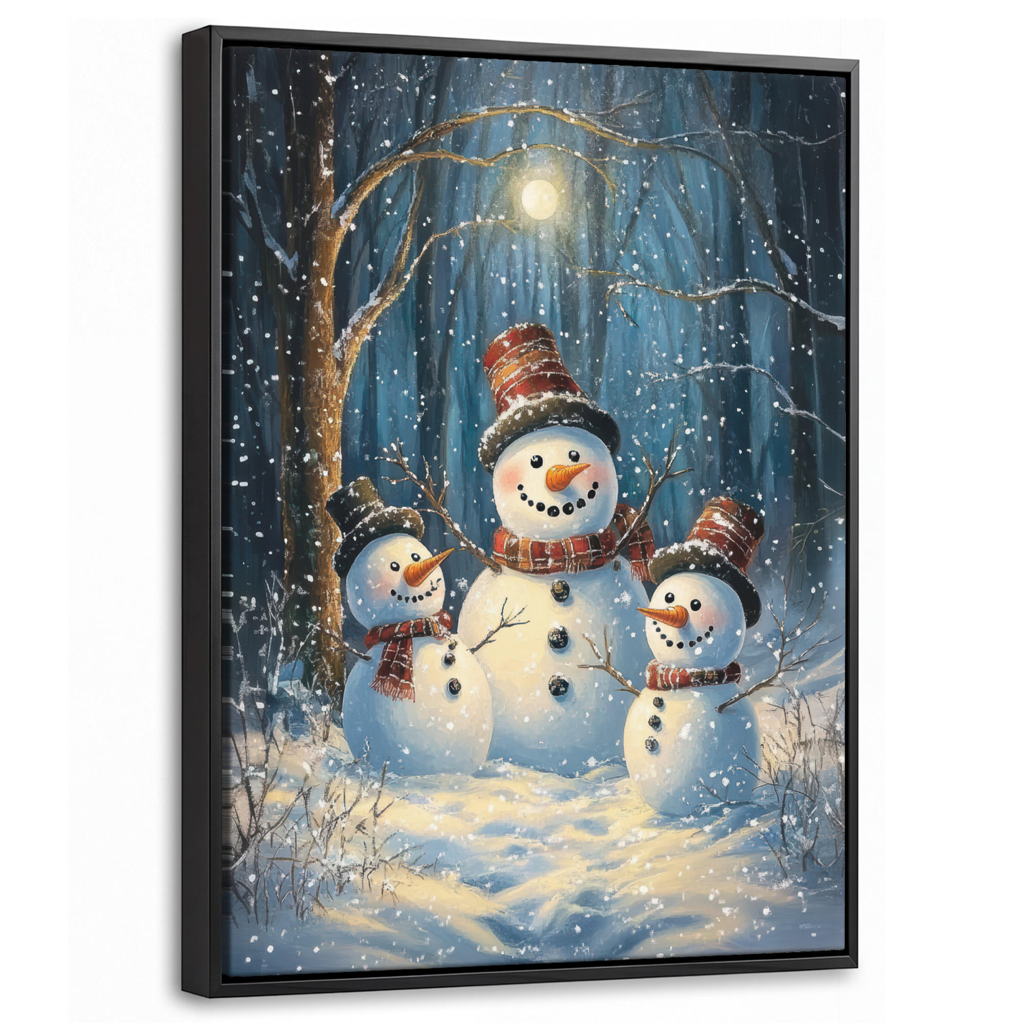 MuchoWow Leinwand Hellblau 30x40 cm