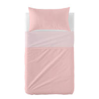 BETTWÄSCHE 2er-Set teiliges basic 120x180 cm (kinderbett) hellrosa - Rosa, Textil (120/180cm) - Happy Friday