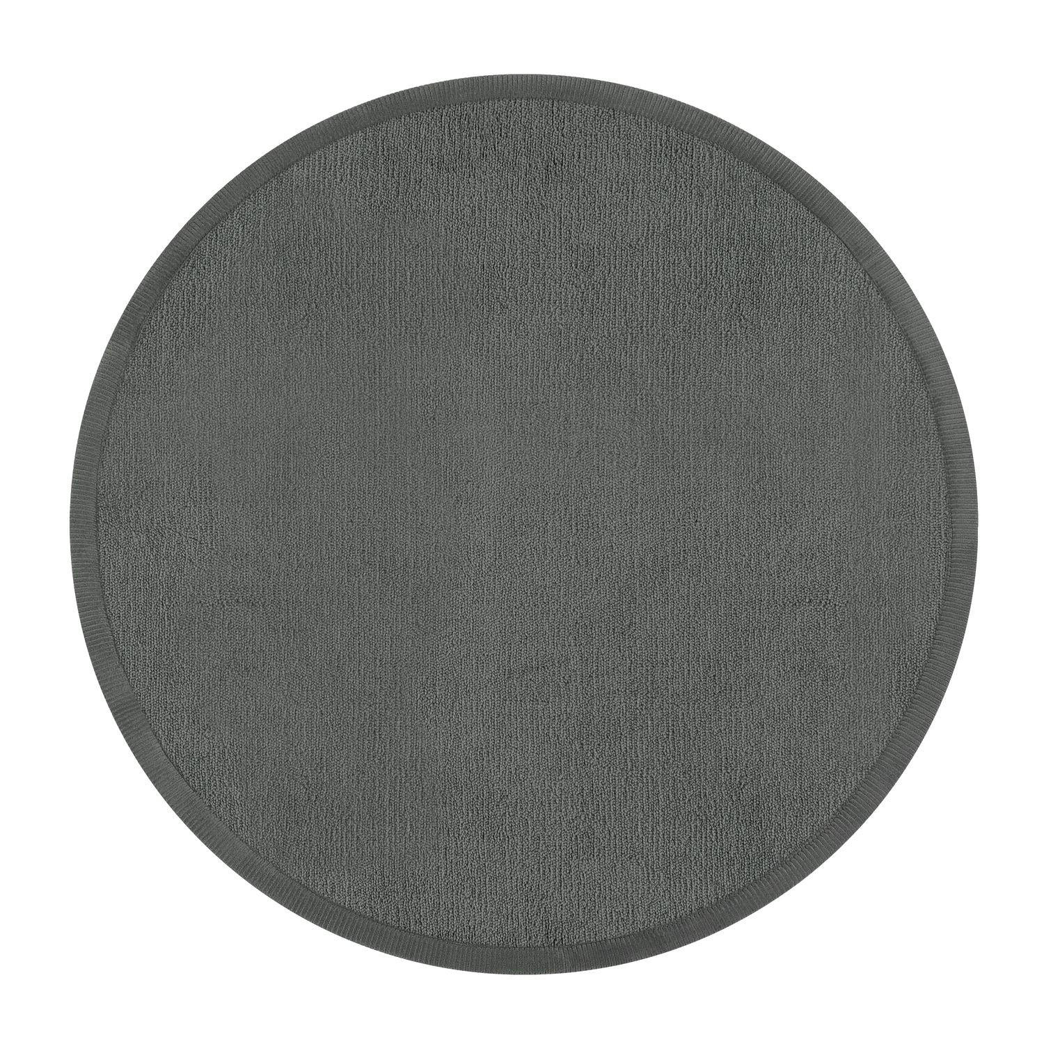 KINDERTEPPICH Anthrazit Ø 80 cm - Anthrazit, Kunststoff (80/80cm) - TT Home