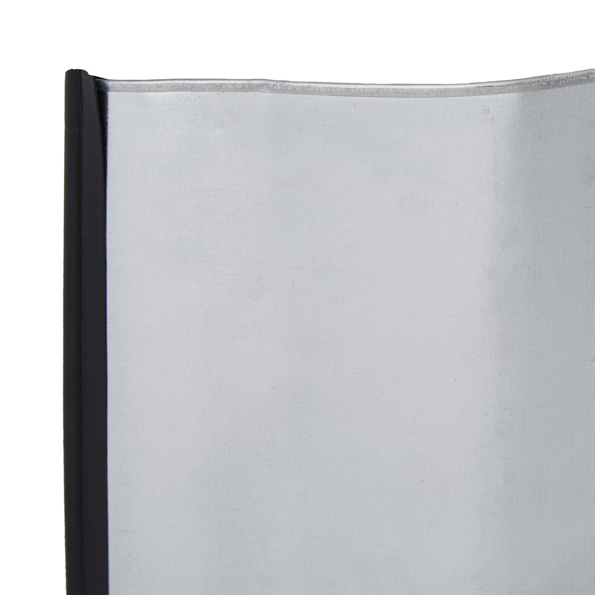 RASENKANTE Silber Grau Metall verzinkt 16x500 cm - Silberfarben, Metall (500/16/0.1cm) - Relaxdays
