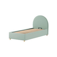 KINDERBETT MOON Grün 98x214x105 cm - Grün, Holz - FURNLUX