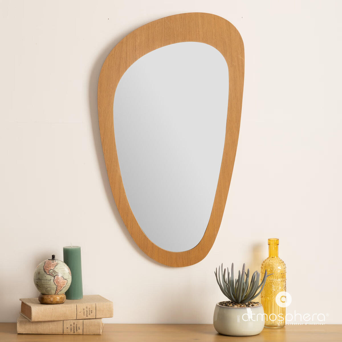 GLOBUS Be Vintage Ø 10 cm - Multicolor, Holz (10/13.5/10cm) - Atmosphera Createur d´interieur