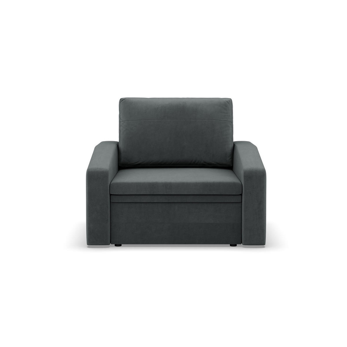 LOUNGESESSEL ORBIT, 80 CM, Dunkelgrau - Dunkelgrau, Textil (108/80/87cm)