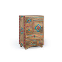 KOMMODE aus Mangoholz - Chromfarben, Holz (29/65/43cm) - Giner y Colomer