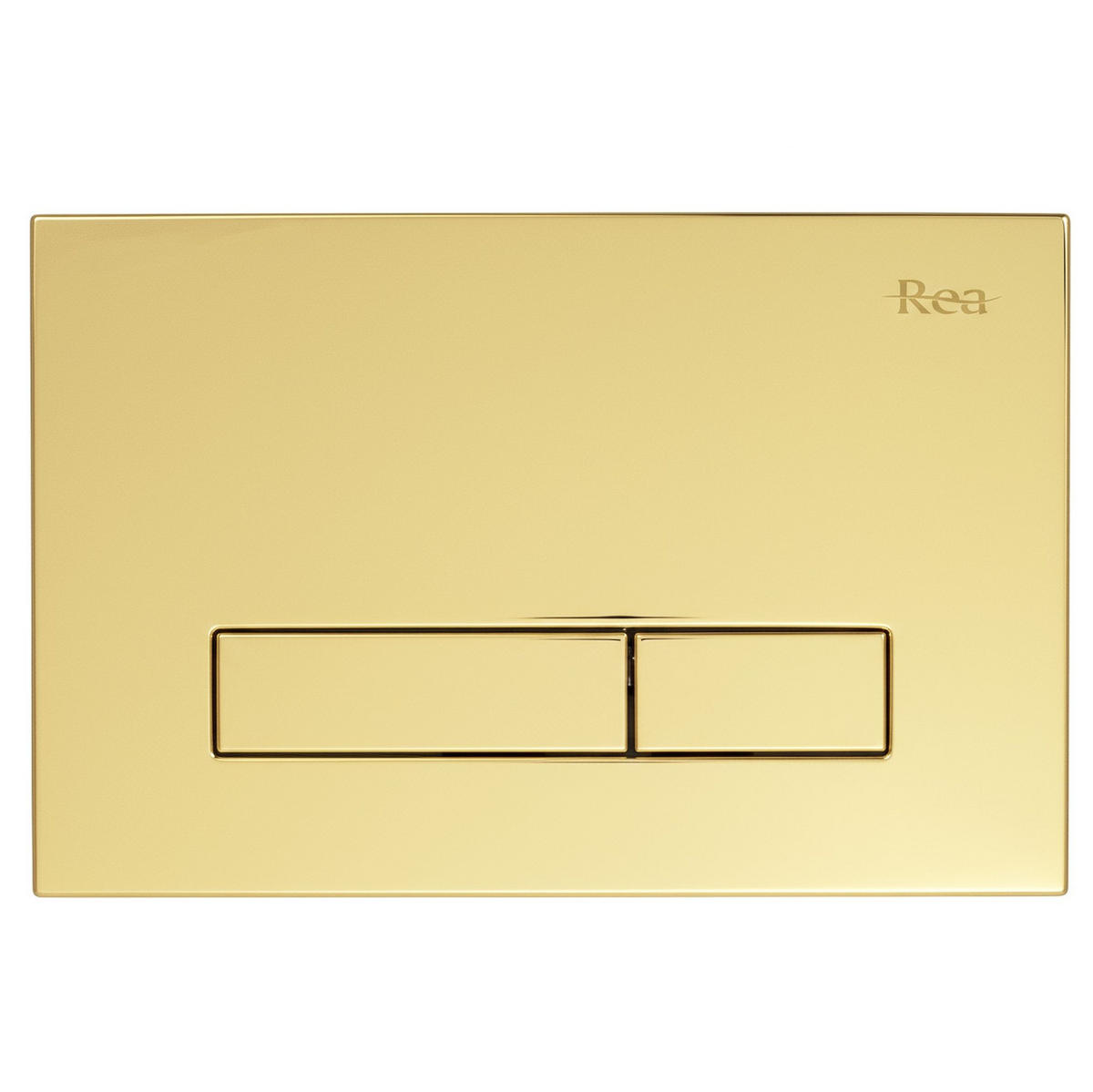 UNTERPUTZ-WC-GESTELL Set Rea Slim 024n Mit Gold Hd Drückerplatte - Goldfarben, Metall (35.2/106.2/22cm) - REA