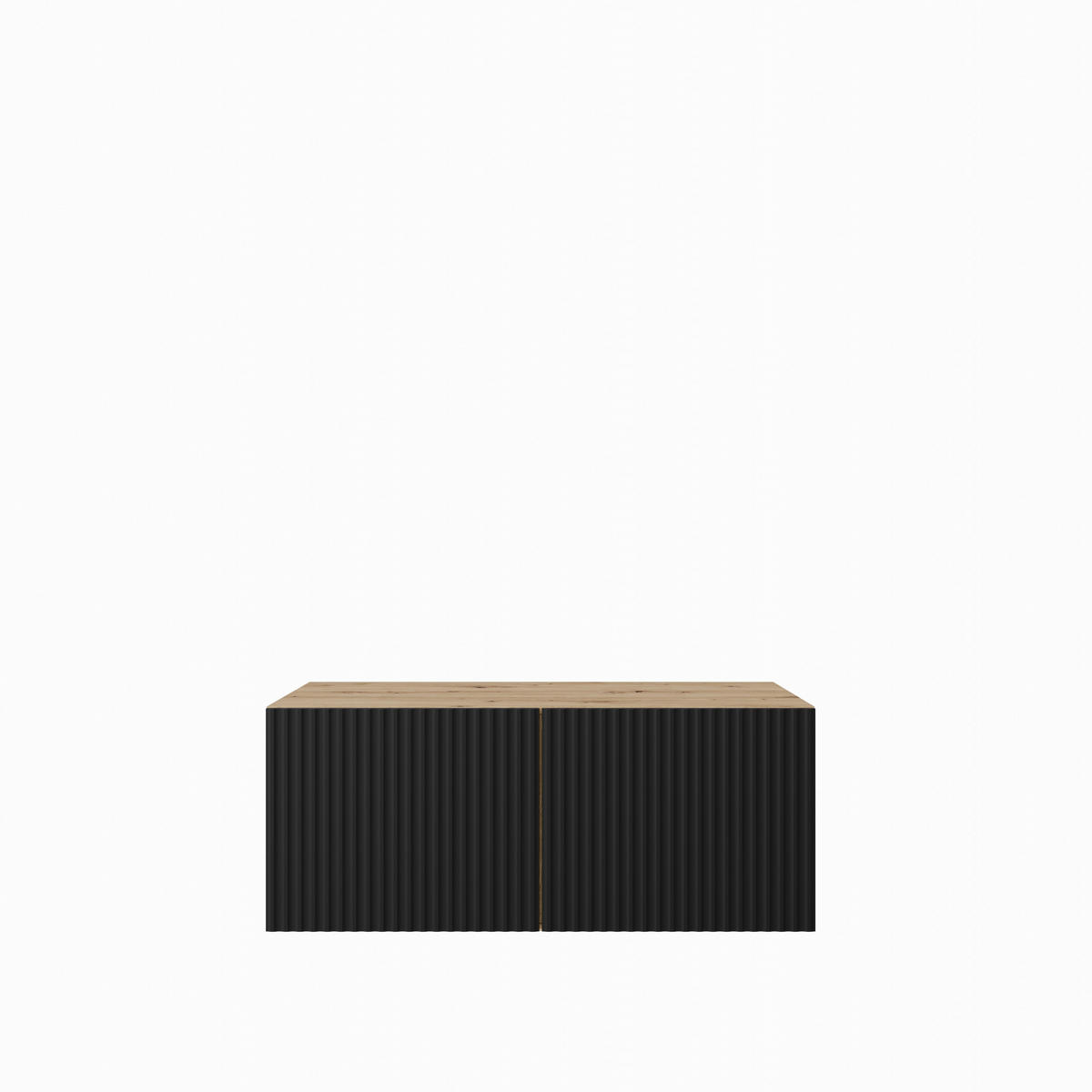 TV-SCHRANK Noe 100 cm, zweitürig, artisan, schwarz - Schwarz/Eiche Artisan, Kunststoff (100/40/41cm) - Margaret Hadas24