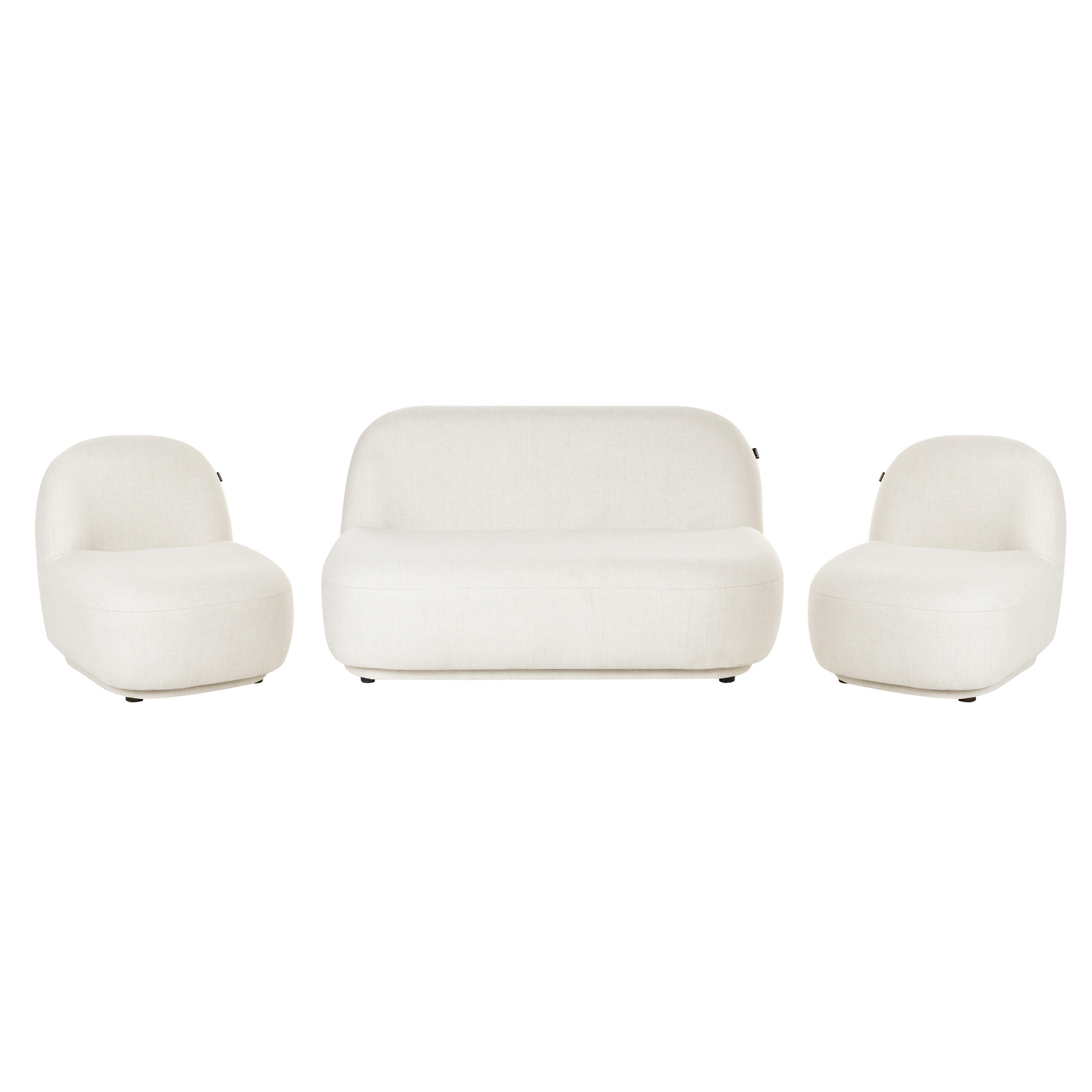 Beliani Sofa-Set Creme 105x74x80 cm