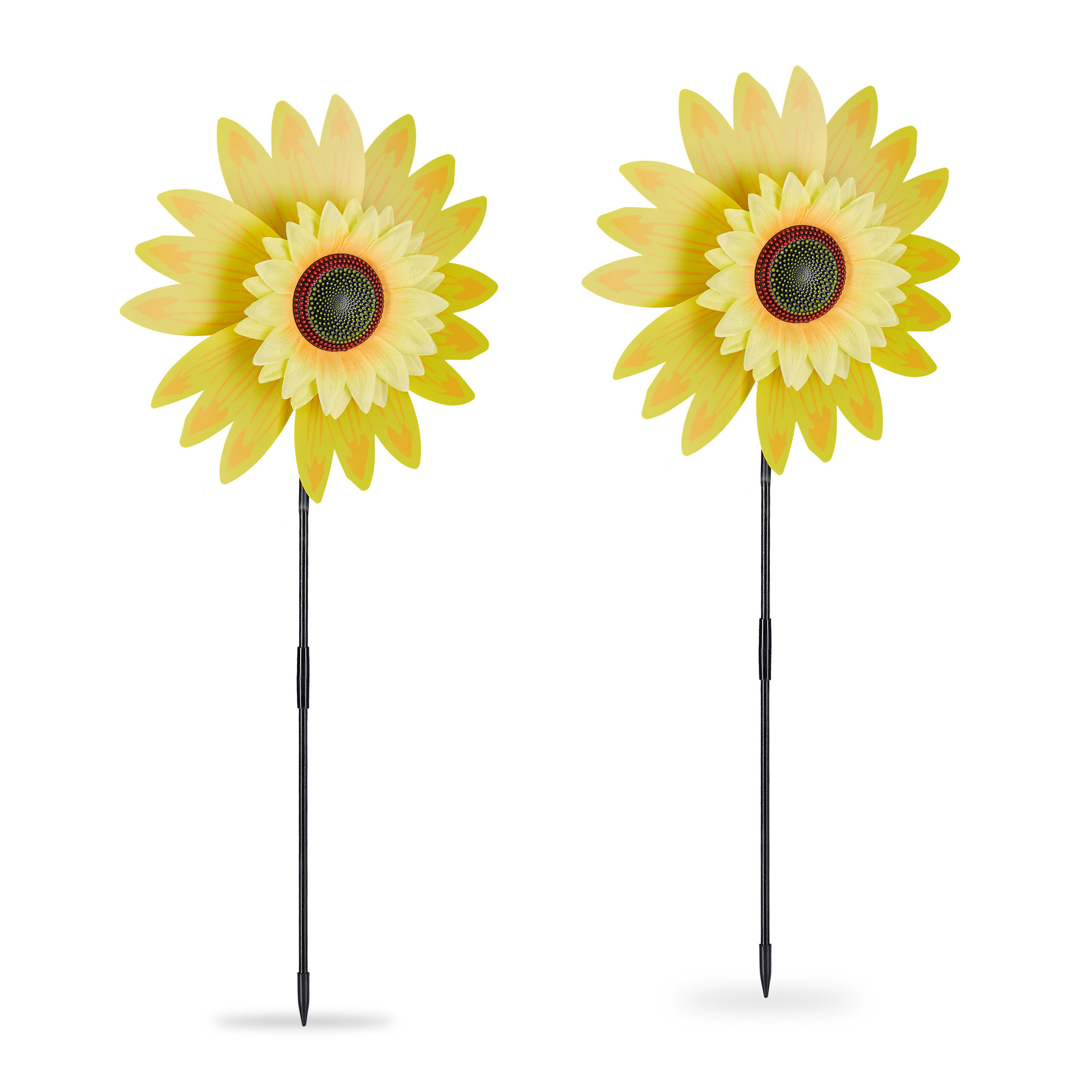 2XWINDRAD - Gelb, Kunststoff (29/76/8cm) - Relaxdays