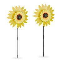 2XWINDRAD - Gelb, Kunststoff (29/76/8cm) - Relaxdays