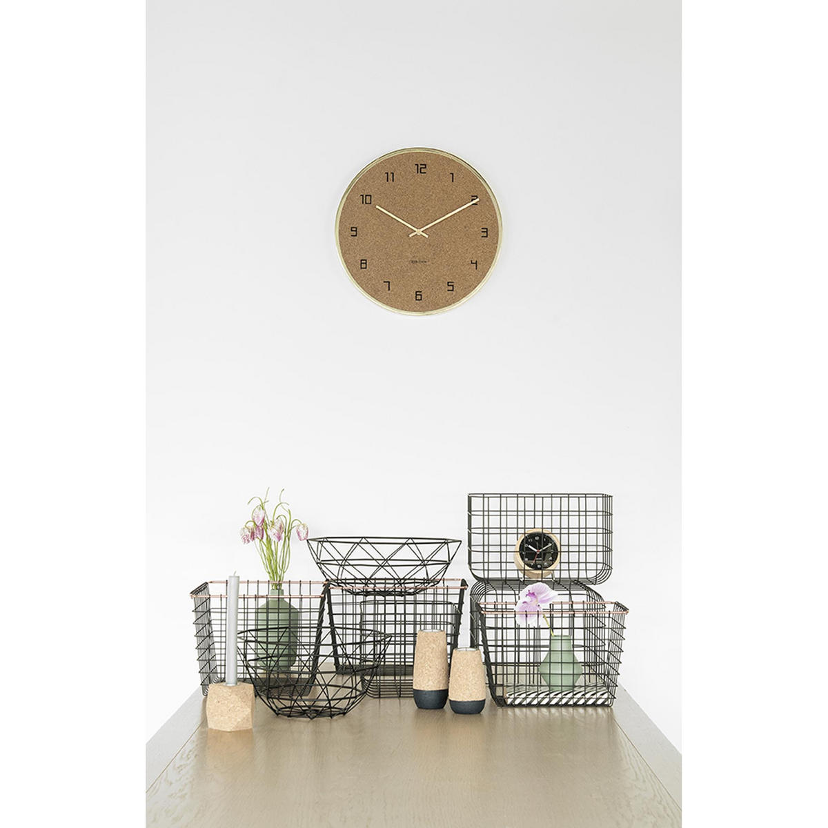 OBSTSCHALE Schwarz 30/30/15 cm - Schwarz, Metall (30/15cm) - Present Time