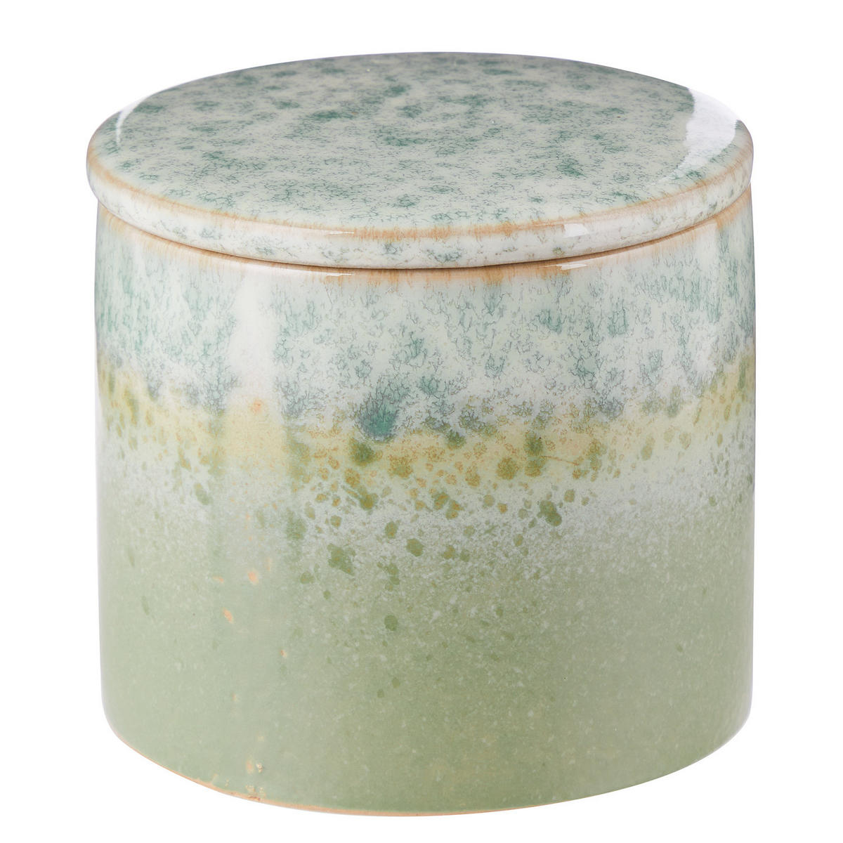 AUFBEWAHRUNGSDOSE Jade - Salbeigrün, Keramik (9/9/9cm) - BUTLERS