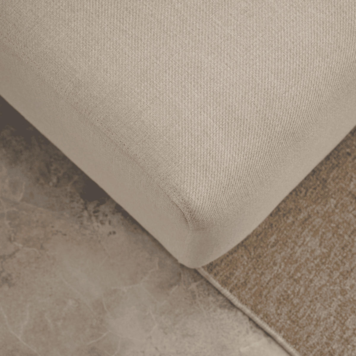 ECKSOFA mit Schlaffunktion und linksseitiger Récamiere - mane 246/160/85 cm - Creme, Textil (160/246cm) - Calicosy