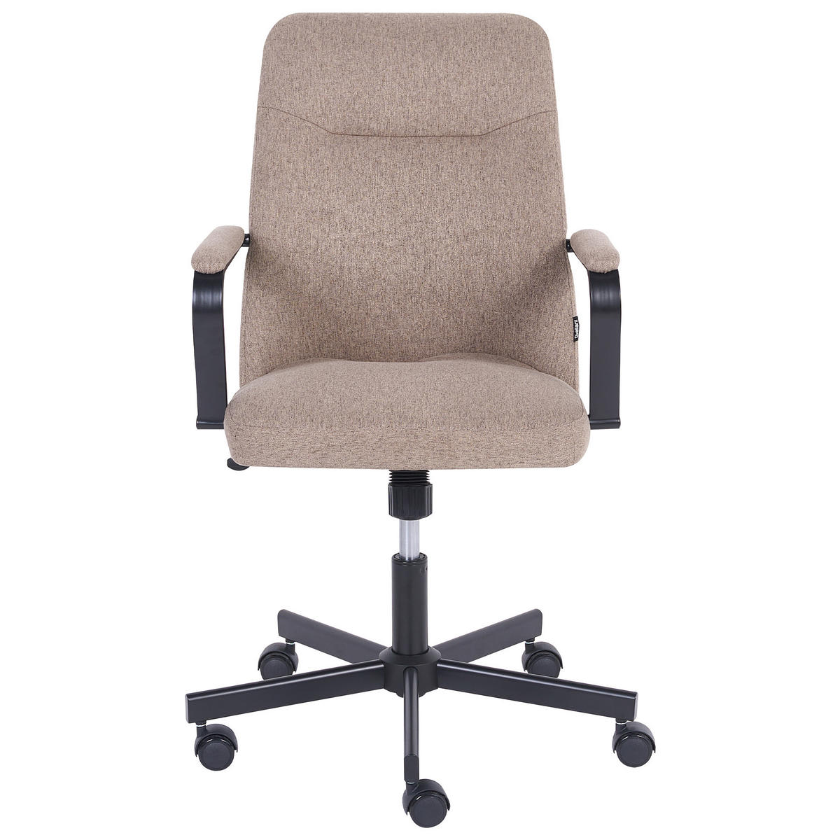 KANCELÁŘSKÁ ŽIDLE Látka Světle hnědá Caroga - světle hnědá, textil (62/90/62cm) - Beliani