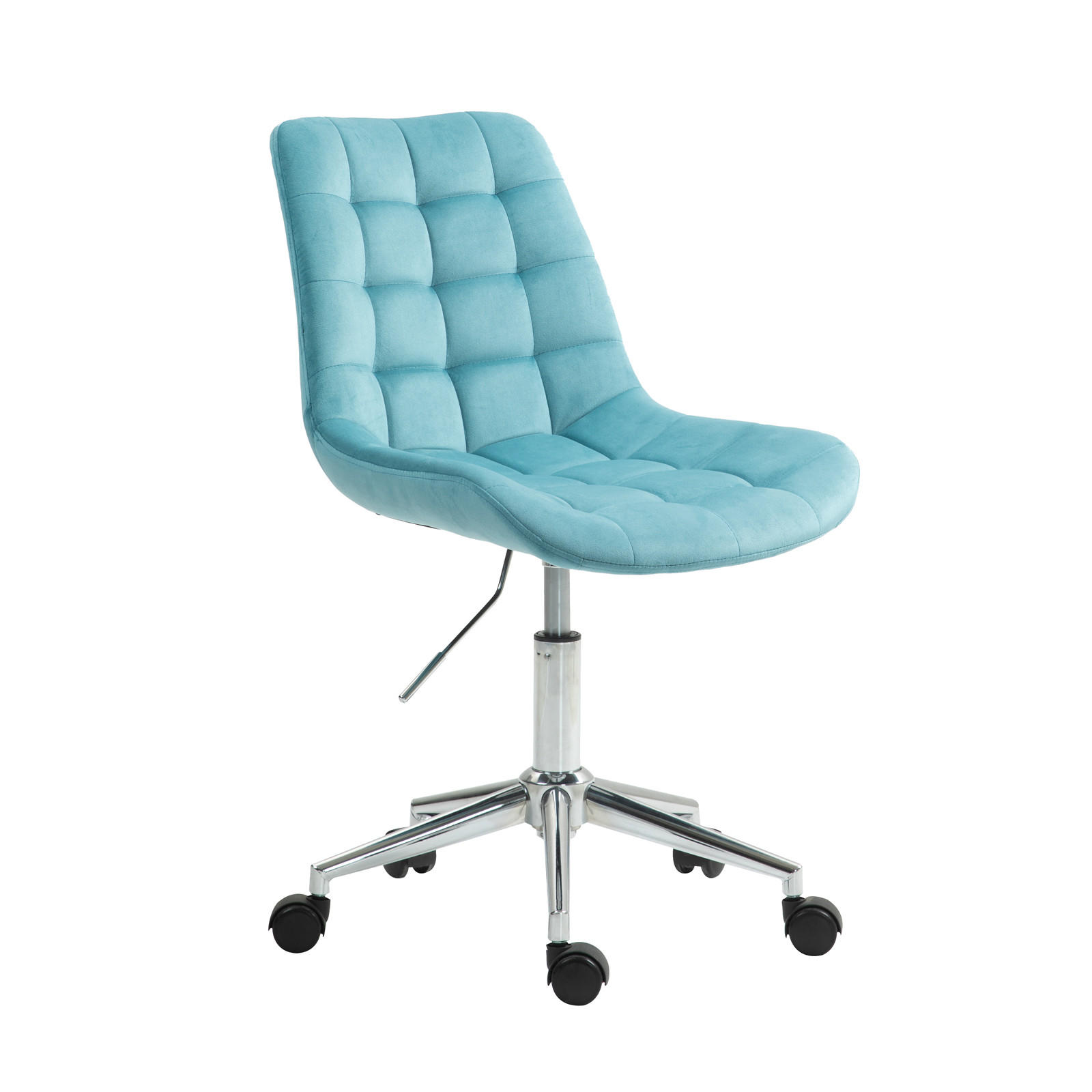 SCHREIBTISCHSTUHL MICKY Hellblau - Hellblau, Textil (50/92/54cm) - SVITA