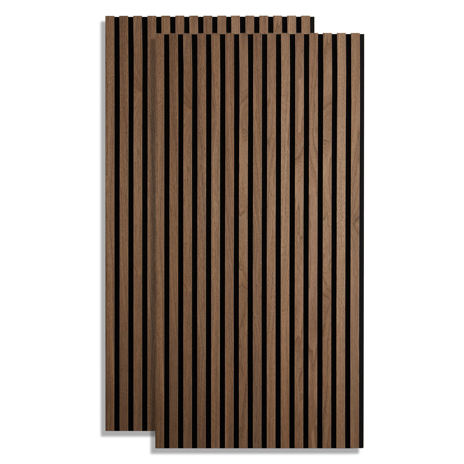 AKUSTIKPANEEL 60/120 cm 2 er-Set Braun - Braun, Holz (60/120/60cm) - Homestyle4u