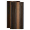 AKUSTIKPANEEL 60/120 cm 2 er-Set Braun - Braun, Holz (60/120/60cm) - Homestyle4u