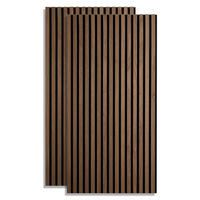 AKUSTIKPANEEL 60/120 cm 2 er-Set Braun - Braun, Holz (60/120/60cm) - Homestyle4u