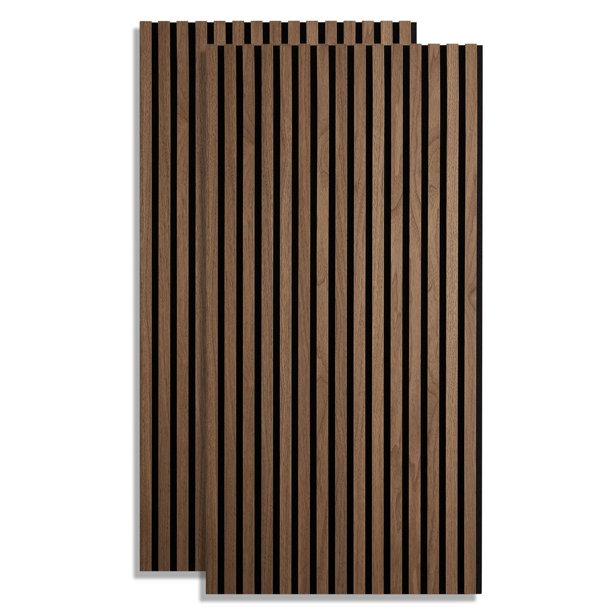 AKUSTIKPANEEL 60/120 cm 2 er-Set Braun - Braun, Holz (60/120/60cm) - Homestyle4u