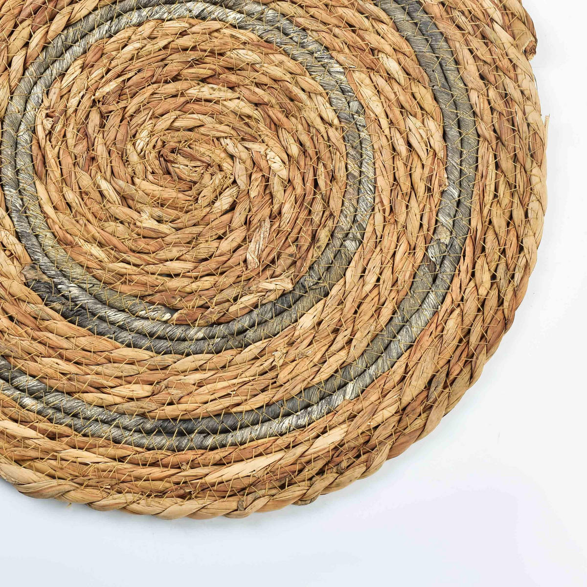 TISCHSET Bali Grau 38/38/0.5 cm Naturmaterial - Grau, Naturmaterialien (38/38/0.5cm) - Mondex