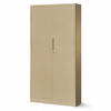 AKTENSCHRANK JAN 185x90x45 cm - Beige, Metall (90/185/40cm) - Jan Nowak