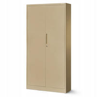 AKTENSCHRANK JAN 185x90x45 cm - Beige, Metall (90/185/40cm) - Jan Nowak