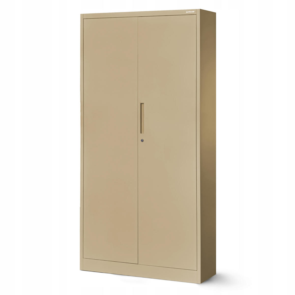 AKTENSCHRANK JAN 185x90x45 cm - Beige, Metall (90/185/40cm) - Jan Nowak