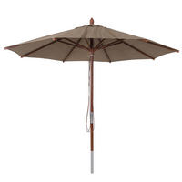 SONNENSCHIRM C57B taupe - Taupe, Holz (300/300cm) - MCW