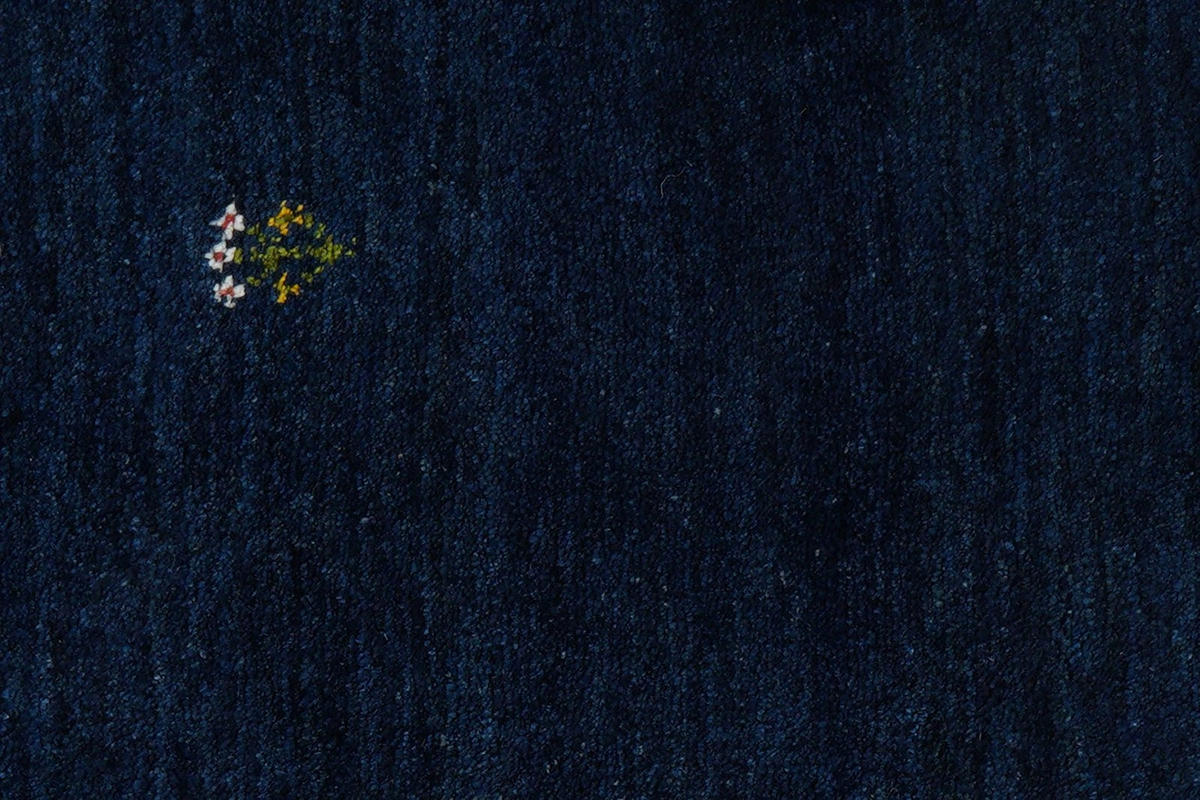 GABBEH-TEPPICH handgeknüpft Blau 226/173 cm Schurwolle - Blau, Textil (173/226cm) - Looma