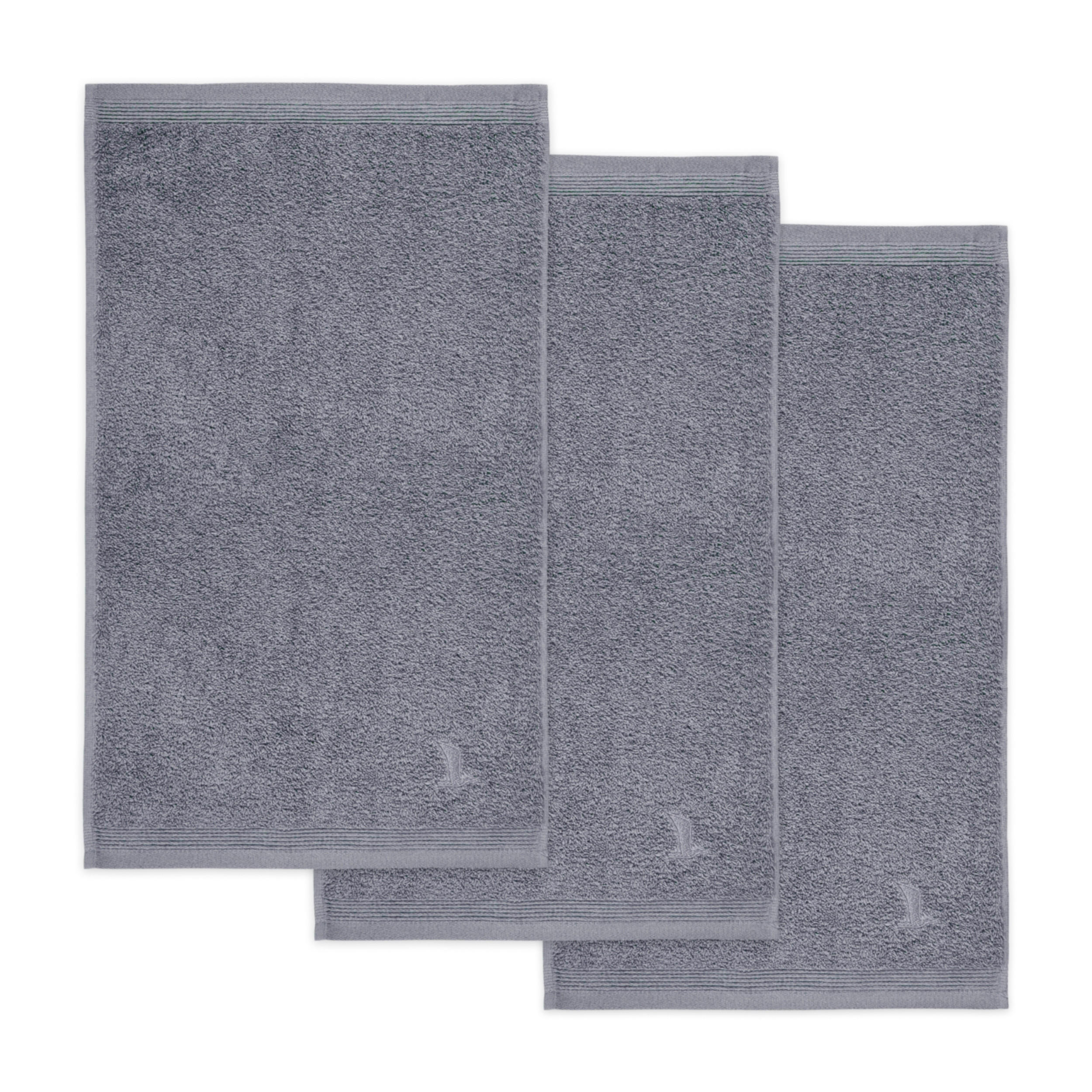 GÄSTETUCH SUPERWUSCHEL 3ER PACK - Grau, Textil (30/50cm) - MÖVE