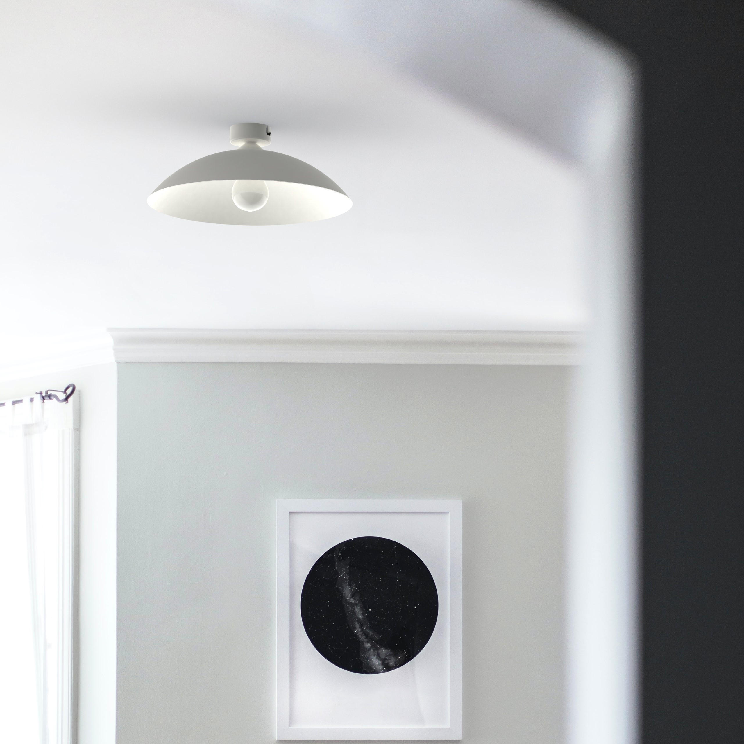 DECKENLEUCHTE - Weiß, Metall (40/40/14.5cm) - Lumicom