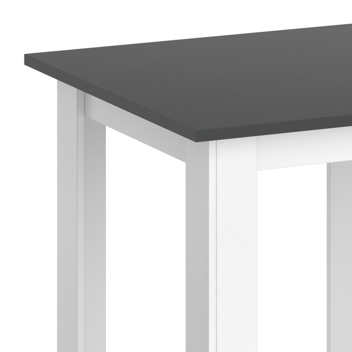 ESSTISCH Karlos Anthrazit 80 x 80 cm - Anthrazit, Holzwerkstoff (80/80/76.6cm) - Vicco