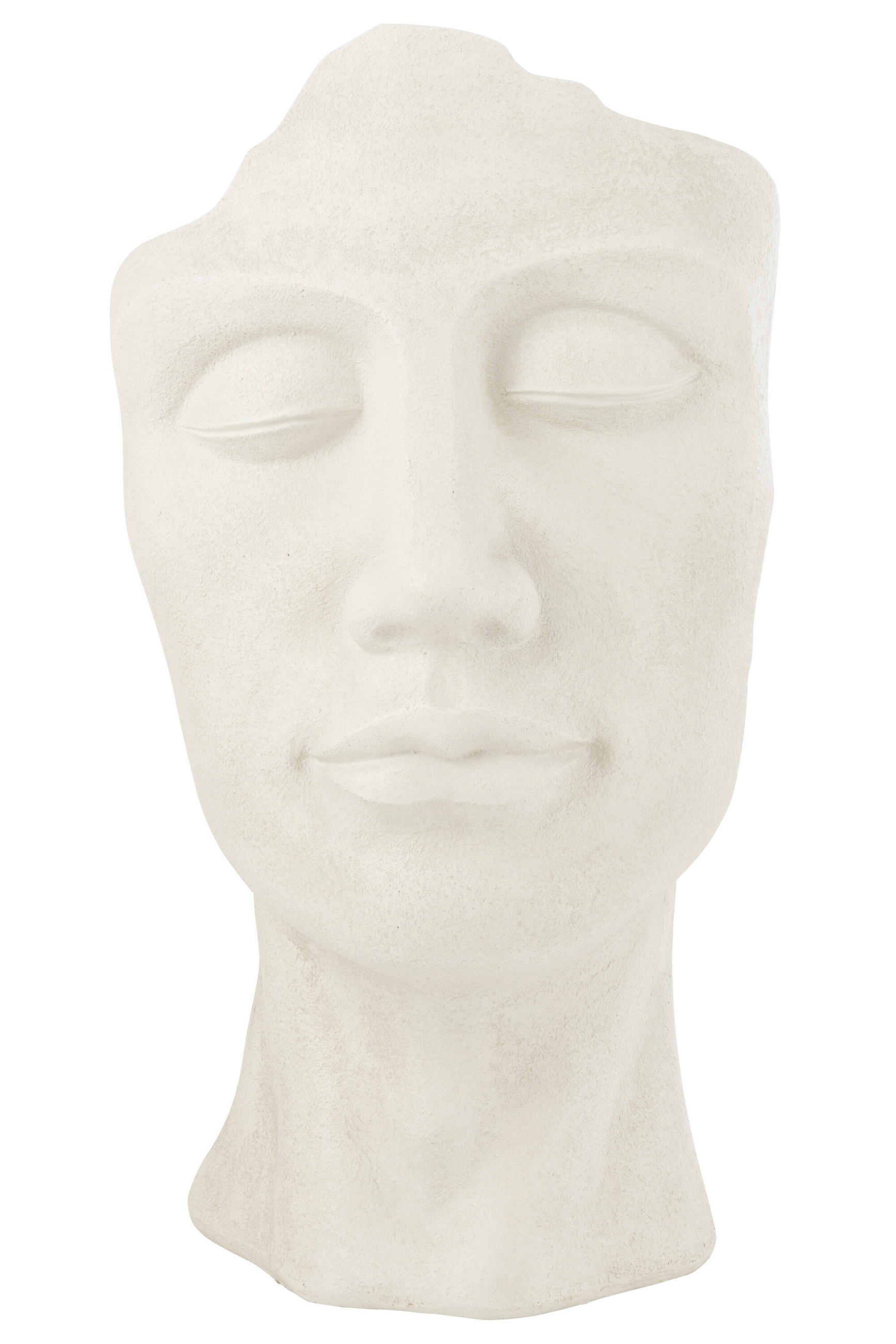 BLUMENTOPF DAVID - Töpferei - Weiß - L - Ø 36 cm - Weiß, Keramik (36/70cm) - J-Line