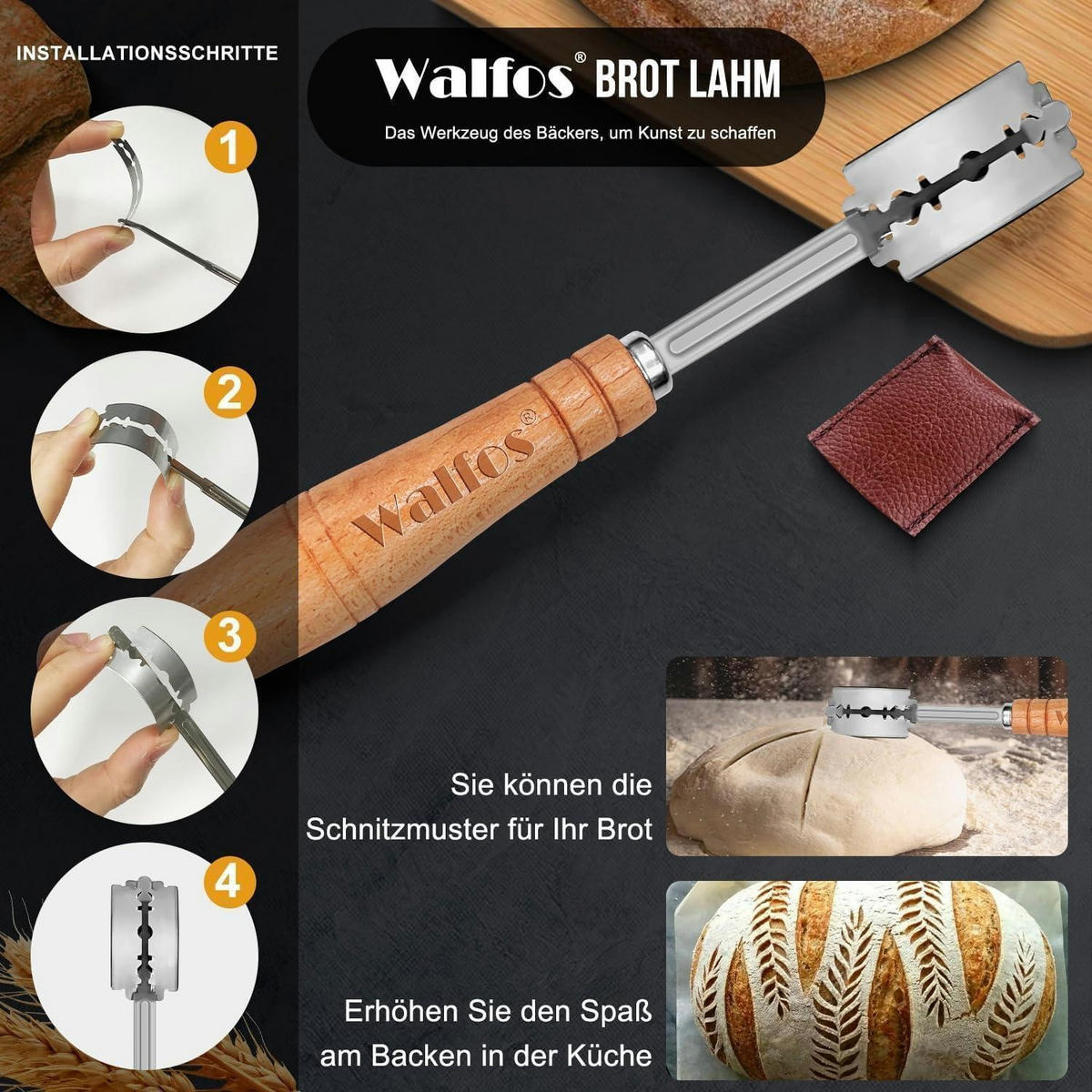 GÄRKÖRBCHEN Set mit Zubehör 23 cm Rund - Multicolor, Naturmaterialien (22.9/8.9/22.9cm)