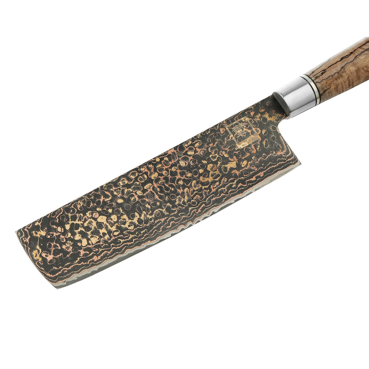 NAKIRI-MESSER 18 cm - Ahornfarben, Holz/Metall (33cm) - Zayiko