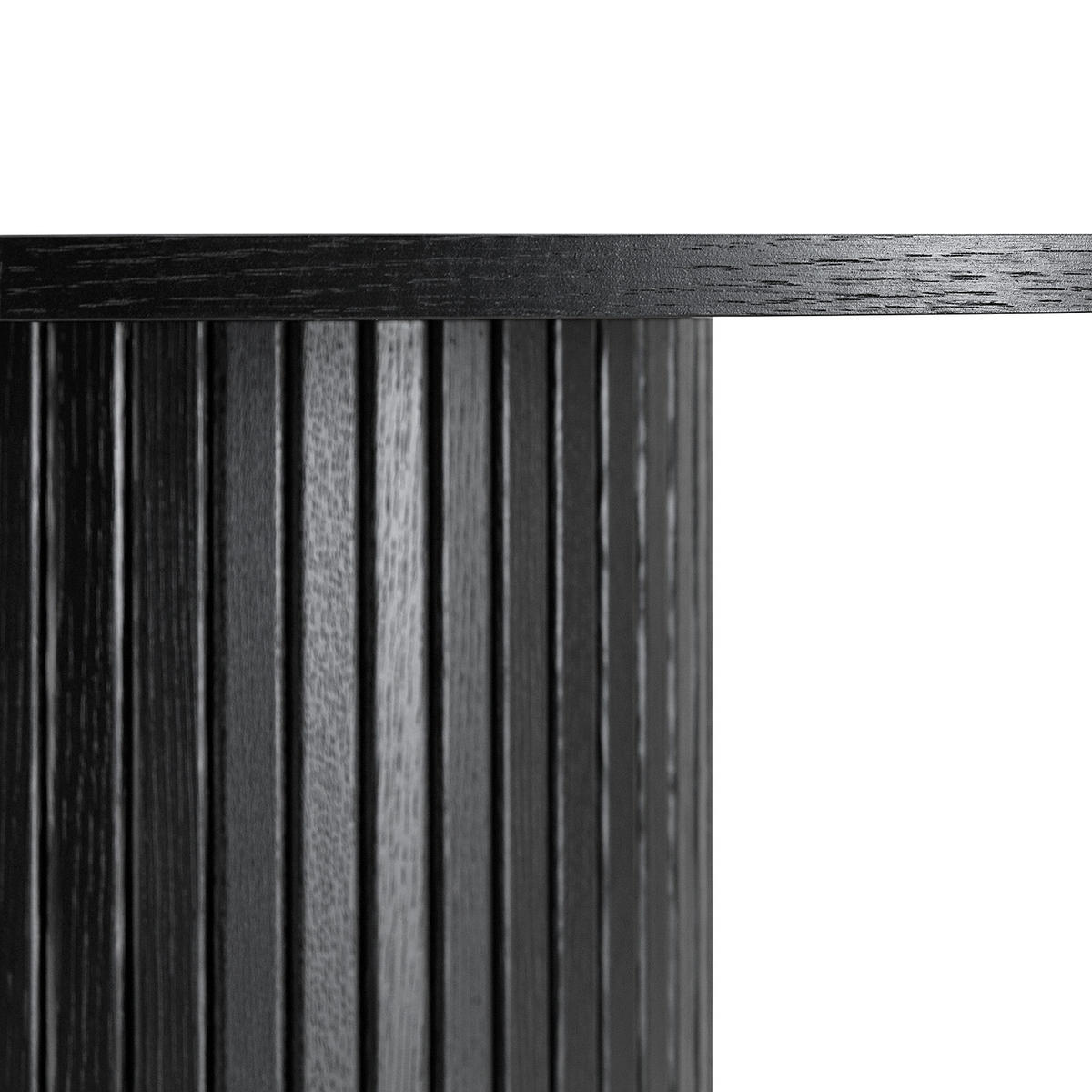 ESSTISCH - Echtholzfurnier - Eichefarben/Schwarz, Holzwerkstoff (120/120/75cm) - home24