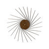 WANDUHR Helix Braun 68/6.5/68 cm - Braun, Holz (6.5/68/68cm) - Karlsson