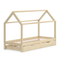 DĚTSKÁ POSTEL Wiki Přírodní dřevo - přírodní, dřevo (90/200cm) - VitaliSpa