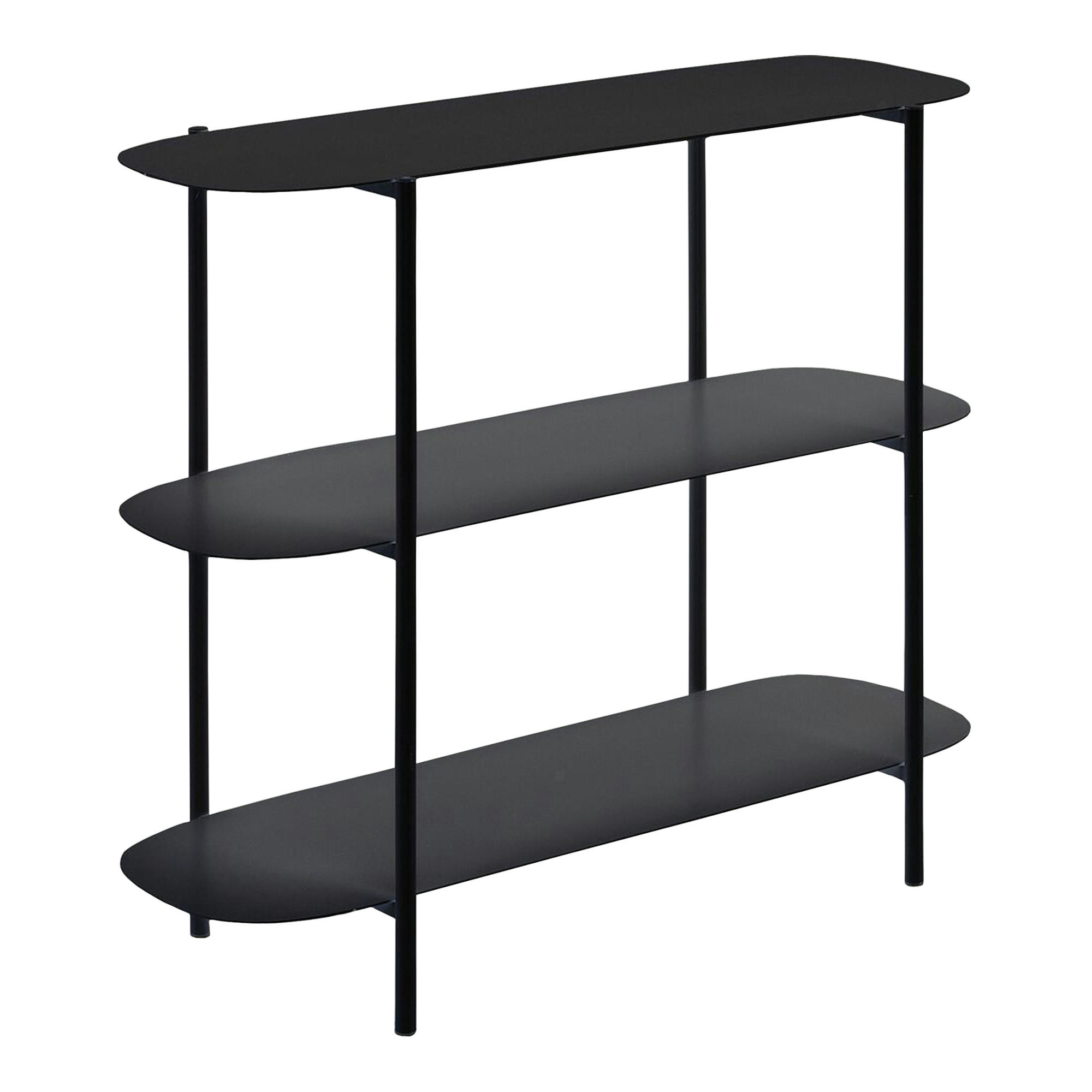 KONSOLENTISCH Enebakk - Schwarz, Metall (32/90/70cm) - [en.casa]
