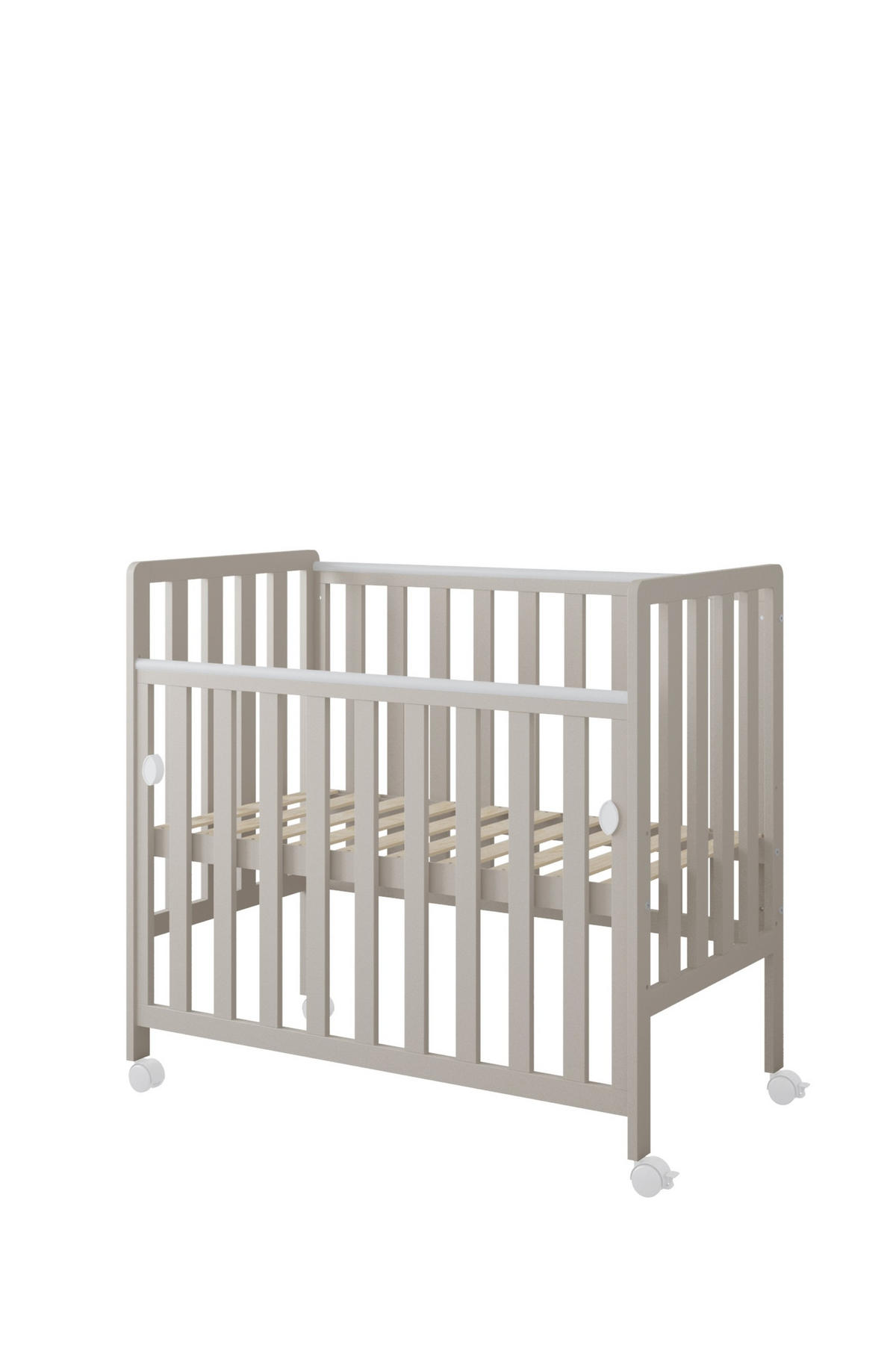 BEISTELLBETT BeBino Mini - Beige, Holzwerkstoff (50/100cm) - kiki design