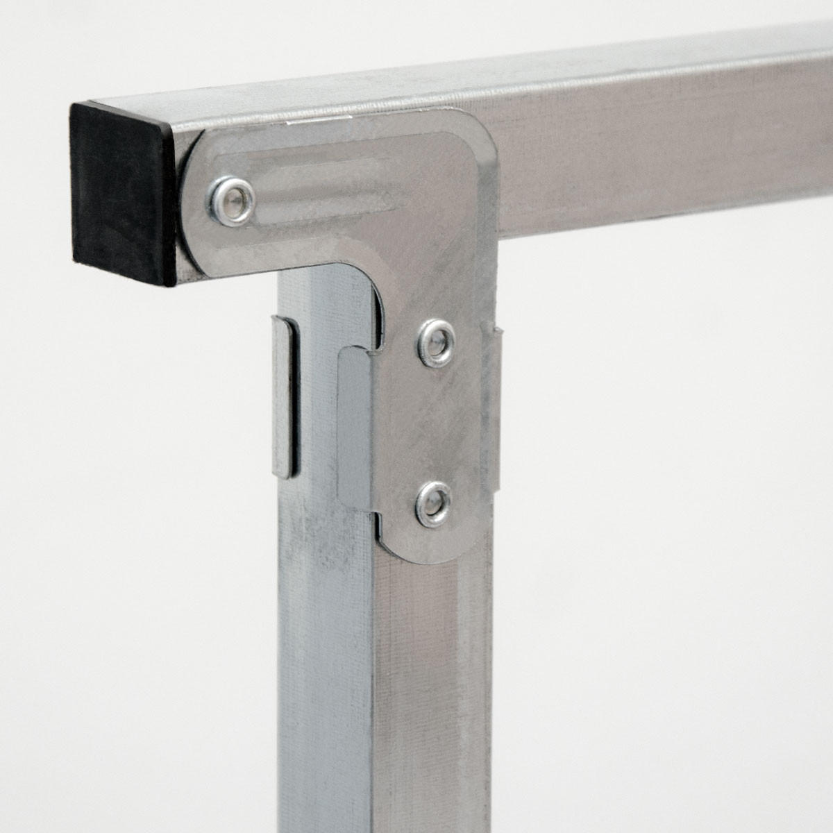 KLEIDERSTÄNDER mit 2 Aufhängestangen, 150/40/125 cm, Silber - Silberfarben, Metall (40/125/150cm) - eyepower