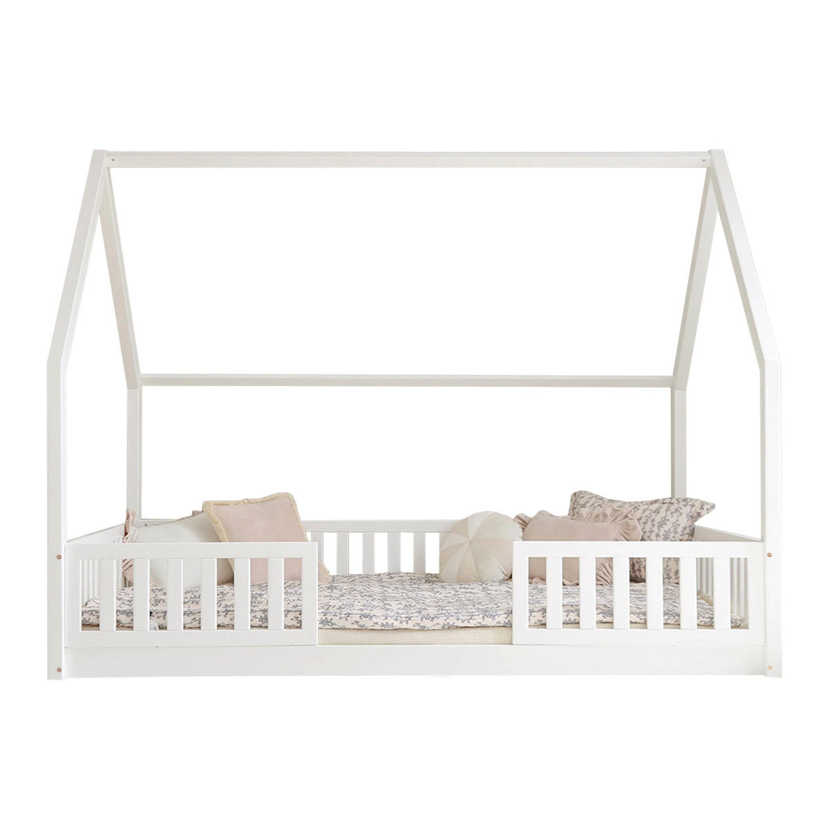 HAUSBETT 140/200 Daisy Naturholz - Braun, Holzwerkstoff (140/200cm) - Petits-meubles