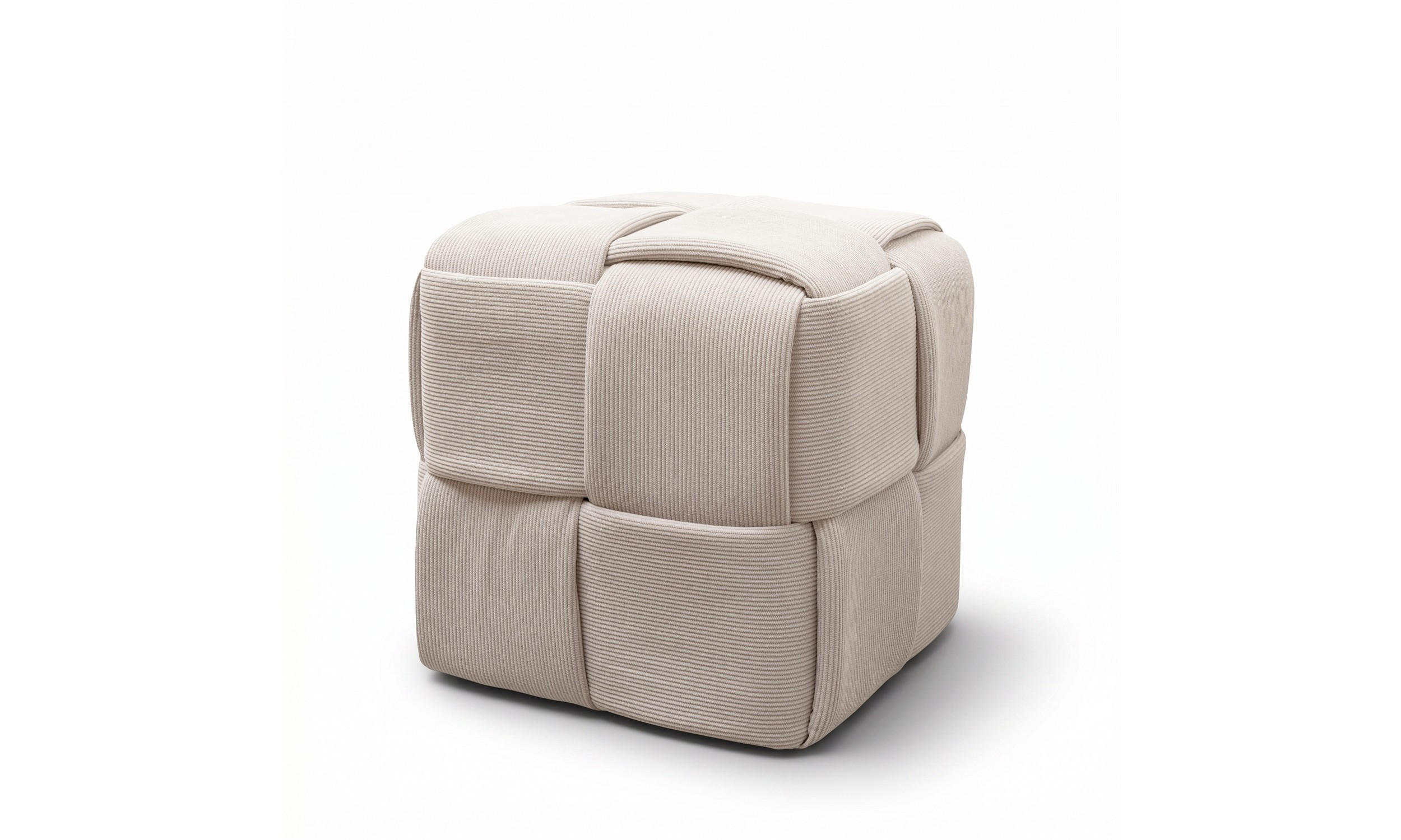 Lookway Hocker Beige 38x38x38 cm
