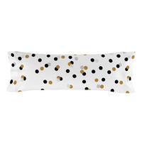 KISSENBEZUG golden dots 45x110 cm mehrfarbig - Multicolor, Textil (45/110cm) - Happy Friday
