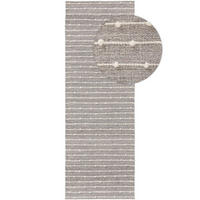 BĚHOUN Lupo Šedá 70x200 cm - šedá, textil/přírodní materiály (70/1cm) - KUNSTLOFT