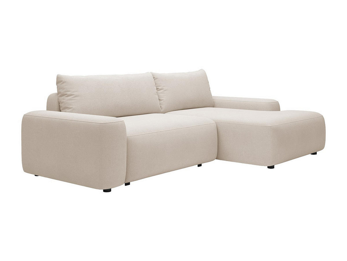 SCHLAFSOFA - 4 Personen - Stoff - Beige - - Beige, Textil (264/87/162cm) - Vente-Unique
