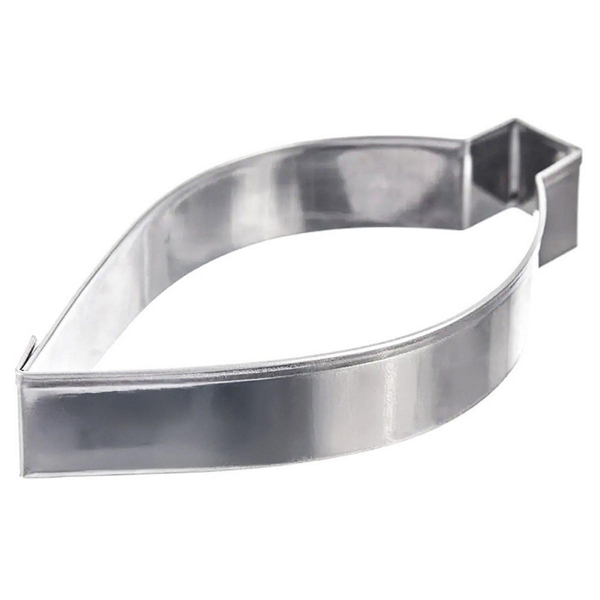 AUSSTECHFORM Christbaumkugel XL 9 cm Silber - Silberfarben, Metall (4.5/1.5/9cm) - Orion 
