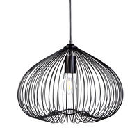HÄNGELEUCHTE Tordino 38/38/115 cm - Schwarz, Metall (38/38/115cm) - Beliani